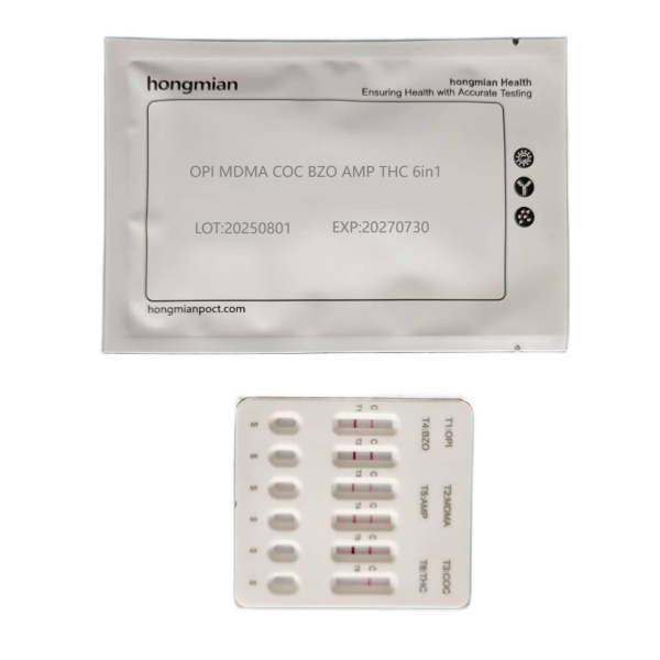 Hongmian 6-Panel Rapid Drug Test High Quality Substance Abuse Dection Wholesale