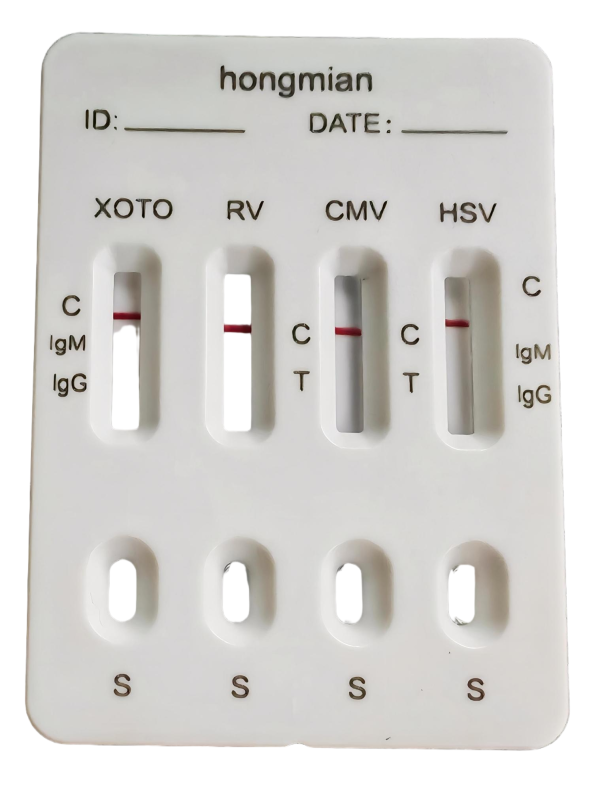 4-in-1 Toxoplasma Rubella Cytomegalovirus Herpes Simplex IgM IgG Detection Kit Wholesale