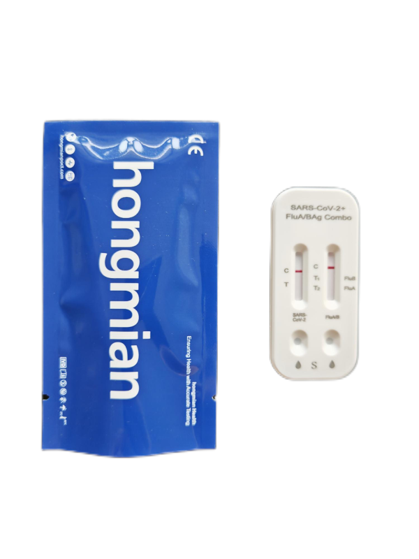 3-in-1 Antigen Rapid Test Kits Strips for Influenza A B Respiratory Syncytial Virus Detection Saliva Custom