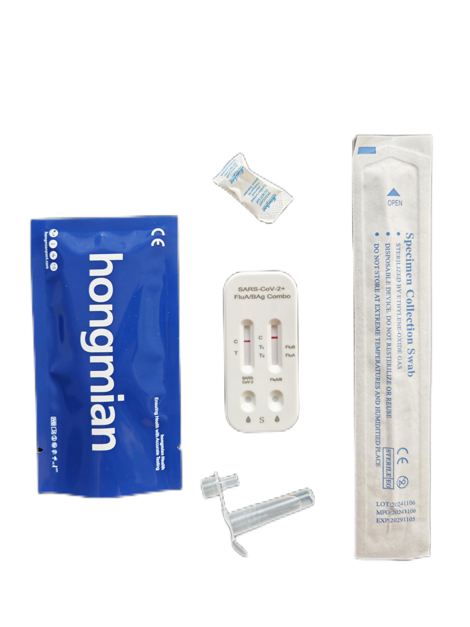 3-in-1 Antigen Rapid Test Kits Strips for Influenza A B Respiratory Syncytial Virus Detection Saliva Custom - Image 5