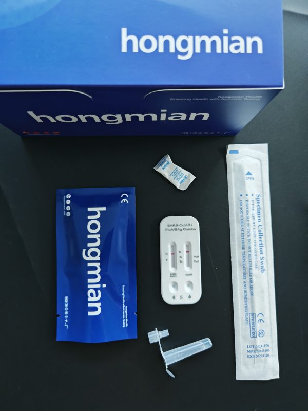 3-in-1 Antigen Rapid Test Kits Strips for Influenza A B Respiratory Syncytial Virus Detection Saliva Custom