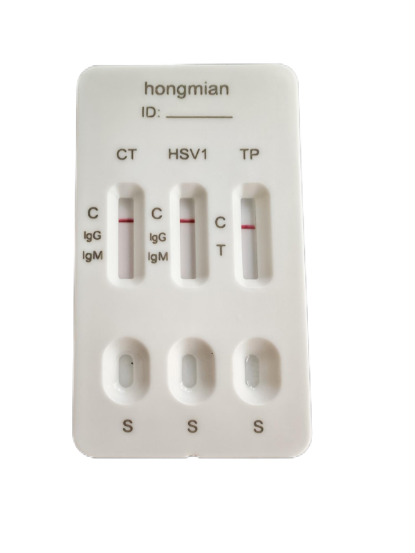 3-in-1 Detection Kit for Chlamydia Trachomatis IgMIgG Herpes Simplex Virus Type 1 IgMIgG Rapid Test Kits Supplier