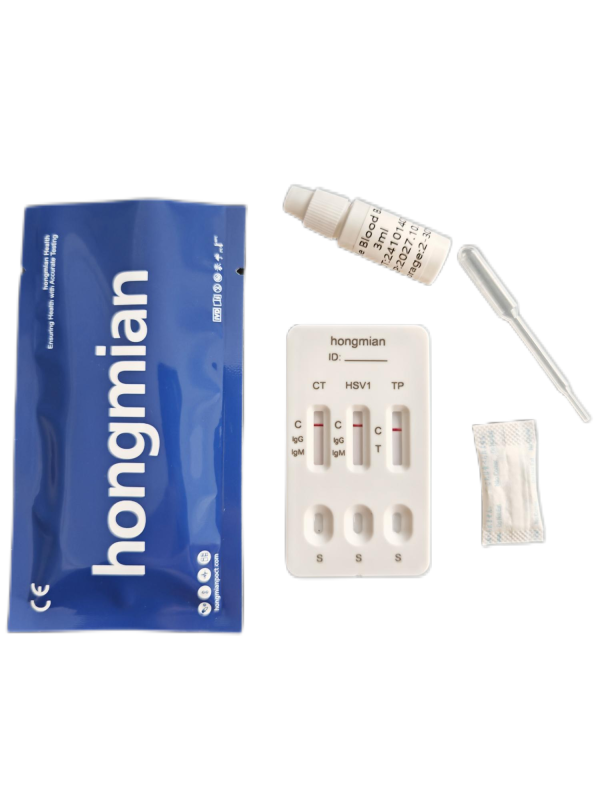 3-in-1 Detection Kit for Chlamydia Trachomatis IgMIgG Herpes Simplex Virus Type 1 IgMIgG Rapid Test Kits Supplier