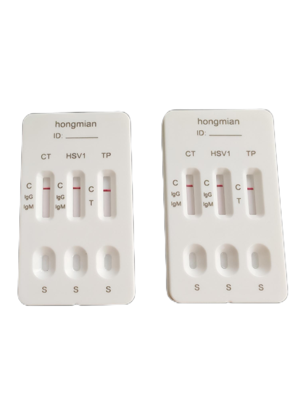 3-in-1 Detection Kit for Chlamydia Trachomatis IgMIgG Herpes Simplex Virus Type 1 IgMIgG Rapid Test Kits Supplier
