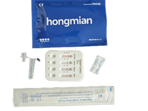 5-in-1 Detection Kit of COVID-19 Influenza A Influenza B RSV Adenovirus Antigens Custom