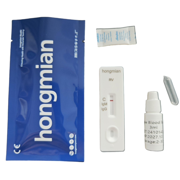 Rubella Virus lgMlgG Antibody Rapid Test Kits Whole Blood CE Hongmian Manufacturer